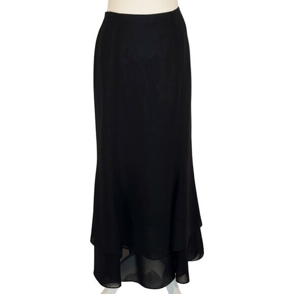 Adrianna Papell Size 6 Woman Skirt Elegant Design Black Evening Essentials High- - Picture 1 of 6